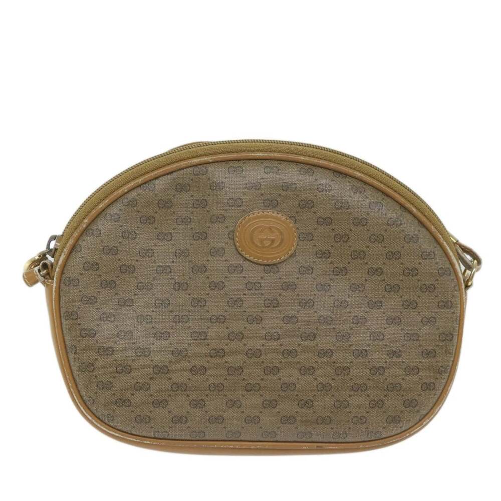 Gucci Micro GG Supreme Shoulder Bag Beige